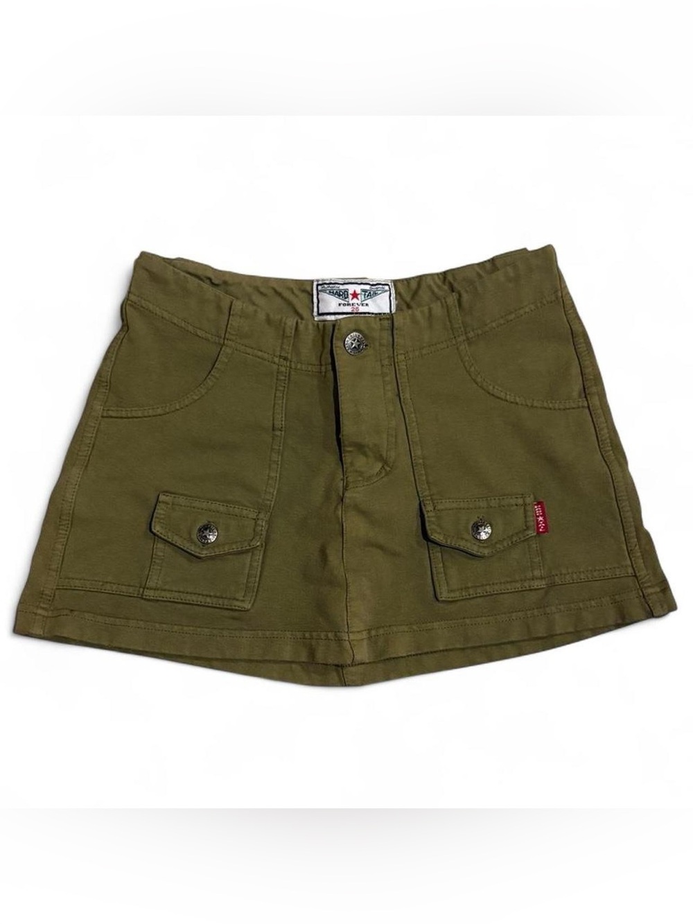 90’s vintage Hard Tail cargo sweat mini skirt